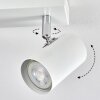 Gesteira ceiling light, ceiling spotlight chrome, white, 6-light sources