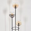 Koyoto floor lamp 30 cm Light wood, black, 3-light sources