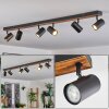 Gesteira ceiling light, ceiling spotlight Ecru, black, 6-light sources