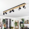 Gesteira ceiling light, ceiling spotlight Ecru, black, 6-light sources