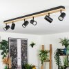 Gesteira ceiling light, ceiling spotlight Ecru, black, 6-light sources