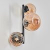 Chehalis globe light Amber, 3-light sources