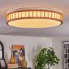 Amarelos ceiling light LED Ecru, white, 1-light source, Remote control