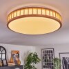 Amarelos ceiling light LED Ecru, white, 1-light source, Remote control