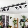 Gesteira ceiling light, ceiling spotlight chrome, 6-light sources