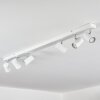 Gesteira ceiling light, ceiling spotlight chrome, white, 6-light sources