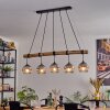 Ripoll hanging light, globe light, pendant light Ecru, black, 5-light sources