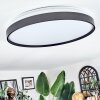 Sofo ceiling light LED black, 1-light source, Remote control