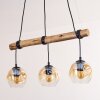 Ripoll hanging light, globe light, pendant light Ecru, black, 3-light sources