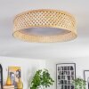 Barroco ceiling light LED Ecru, white, 1-light source, Remote control