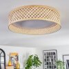 Barroco ceiling light LED Ecru, white, 1-light source, Remote control