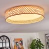 Barroco ceiling light LED Ecru, 1-light source, Remote control