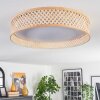 Barroco ceiling light LED Ecru, white, 1-light source, Remote control