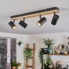 Gesteira ceiling light, ceiling spotlight Ecru, black, 4-light sources