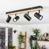 Gesteira ceiling light, ceiling spotlight Ecru, black, 4-light sources