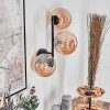 Chehalis globe light, wall light Amber, 3-light sources