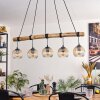 Ripoll hanging light, globe light, pendant light Ecru, black, 5-light sources