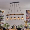 Ripoll hanging light, globe light, pendant light Ecru, black, 5-light sources