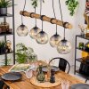 Ripoll hanging light, globe light, pendant light Ecru, black, 5-light sources