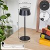 Romdrup Outdoor table lamp, table lamp LED black, 1-light source