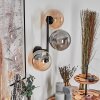 Chehalis globe light, wall light Amber, Smoke-coloured, 3-light sources