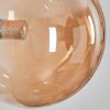 Chehalis globe light, wall light Amber, 3-light sources