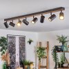 Gesteira ceiling light, ceiling spotlight Ecru, black, 8-light sources