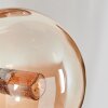 Chehalis globe light 23 cm Amber, 3-light sources