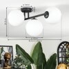 Chehalis ceiling light white, 3-light sources