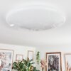 Junor ceiling light LED white, 1-light source, Remote control