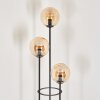 Gastor floor lamp black, 3-light sources