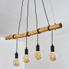 Seegaard Pendant Light Light wood, black, 4-light sources