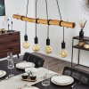 Seegaard Pendant Light Light wood, black, 4-light sources