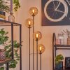 Gastor floor lamp 30 cm Dark wood, black, 4-light sources