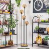 Gastor floor lamp 30 cm Dark wood, black, 4-light sources