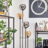 Koyoto floor lamp 30 cm Dark wood, black, 4-light sources