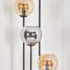 Koyoto floor lamp 30 cm Dark wood, black, 4-light sources