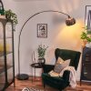 Baloca floor lamp chrome, black, 1-light source