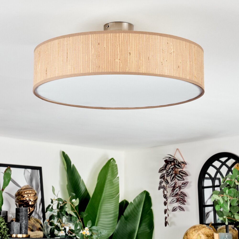 Foggia ceiling light matt nickel, 3-light sources