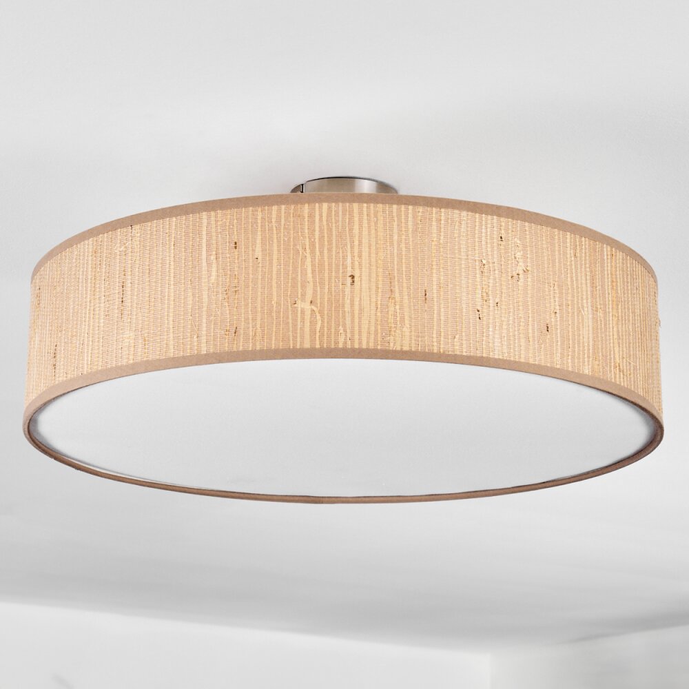Foggia ceiling light matt nickel, 3-light sources