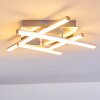 Eriz Ceiling Light LED matt nickel, 4-light sources, Remote control, Colour changer