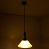 Reality hanging light brown, rust-coloured, white, 1-light source