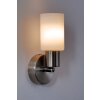 Reality wall spotlight stainless steel, white, 1-light source