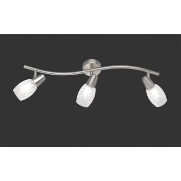 Reality Colmar Ceiling Light matt nickel, 3-light sources