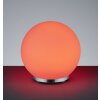 Reality George Table Lamp LED chrome, 1-light source, Remote control, Colour changer