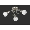 Reality Antibes Ceiling Light matt nickel, 3-light sources