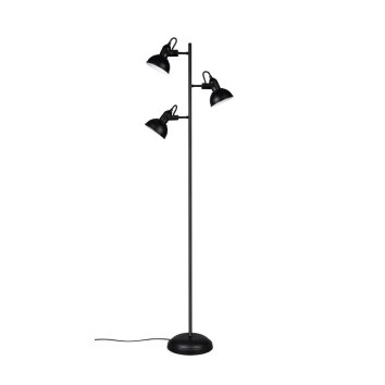 Reality GINA Floor Lamp black, 3-light sources