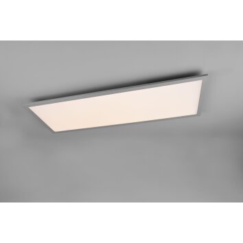 Reality ALPHA Ceiling Light LED titanium, 1-light source