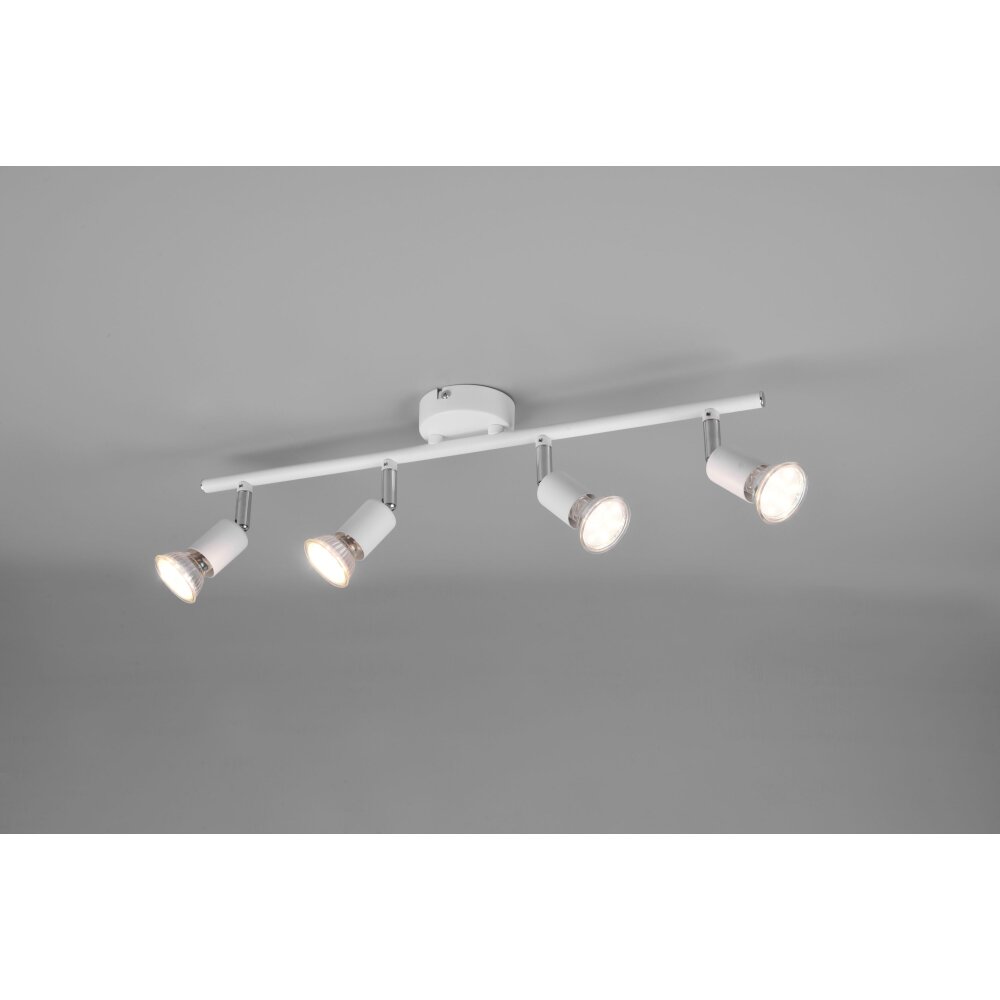 Reality Paris Ceiling Light white, 4-light sources main product photo