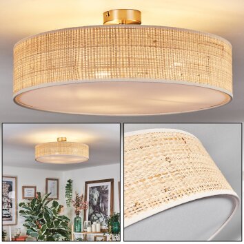 Foggia ceiling light matt nickel, 3-light sources